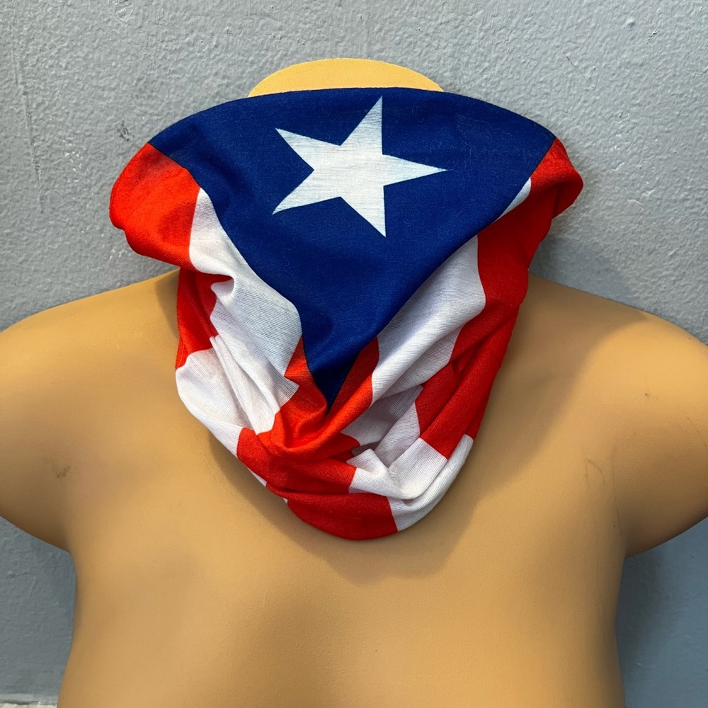 Patriotic Bandana with Star Design